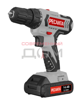 Дрель-шуруповерт аккумул. Ресанта ДА-14-2ЛК  75/14/4